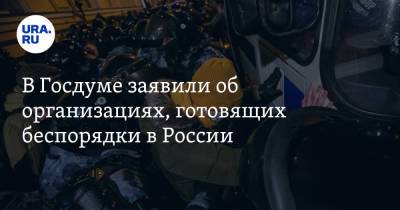 Василий Пискарев - В Госдуме заявили об организациях, готовящих беспорядки в России - ura.news