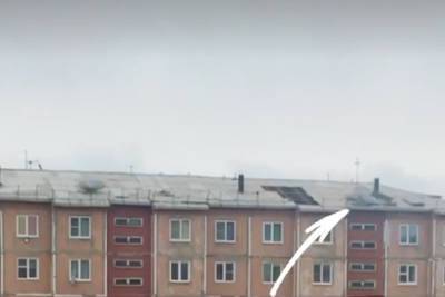В Бурятии многоэтажка опять потеряла крышу из-за сильного ветра - ulan.mk.ru - респ.Бурятия - Гусиноозерск