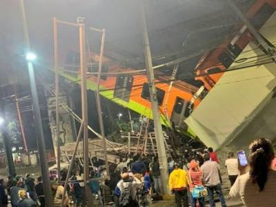 Число жертв обрушения моста метро в Мехико увеличилось до 23 - unn.com.ua - Киев - Мексика - Мехико