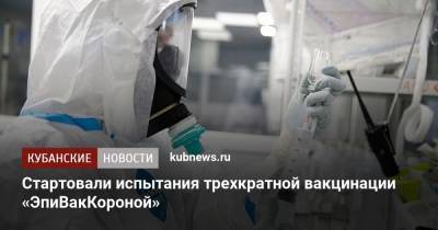 Александр Рыжиков - Стартовали испытания трехкратной вакцинации «ЭпиВакКороной» - kubnews.ru