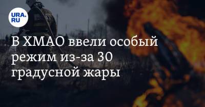 В ХМАО ввели особый режим из-за 30 градусной жары - ura.news - Ханты-Мансийск - Югра - Нефтеюганск - Югорск - район Сургутский - Лангепас