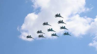 Репетиция авиачасти главного парада Победы прошла в небе над Красной площадью - nation-news.ru - Москва