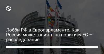 Лобби РФ в Европарламенте. Как Россия может влиять на политику ЕС – расследование - liga.net - Брюссель