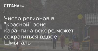 Денис Шмыгаль - Денис Шмыгаля - Число регионов в "красной" зоне карантина вскоре может сократиться вдвое - Шмыгаль - strana.ua - Запорожская обл. - Сумская обл. - Харьковская обл. - Черниговская обл. - Хмельницкая обл. - Житомирская обл. - Полтавская обл.