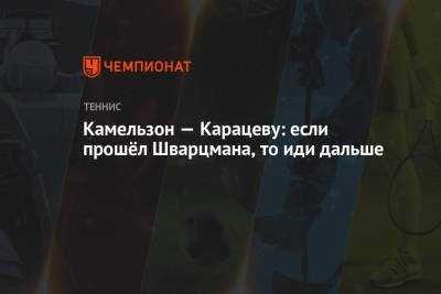 Даниил Медведев - Владимир Камельзон - Диего Шварцман - Аслан Карацев - Камельзон — Карацеву: если прошёл Шварцмана, то иди дальше - championat.com - Испания - Мадрид