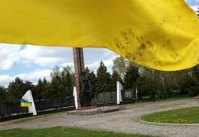 Мужчина вытер руки флагом Украины – теперь его хотят отправить за решетку - news-front.info - Украина - Винницкая обл.