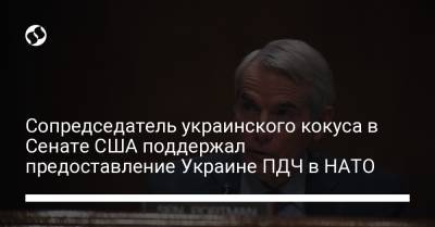 Владимир Зеленский - Оксана Маркарова - Сопредседатель украинского кокуса в Сенате США поддержал предоставление Украине ПДЧ в НАТО - liga.net
