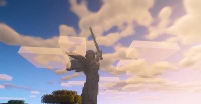 В преддверии 9 Мая школьники построили в Minecraft копию стеллы "Родина-мать зовёт!" - reendex.ru