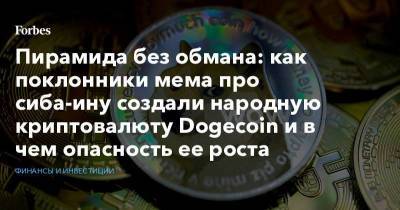 Пирамида без обмана: как поклонники мема про сиба-ину создали народную криптовалюту Dogecoin и в чем опасность ее роста - smartmoney.one