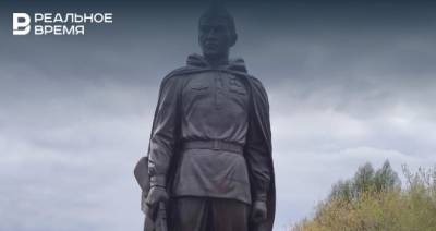 В Заинске установили новый памятник Воину-освободителю взамен сгоревшего - realnoevremya.ru - респ. Татарстан - Заинск