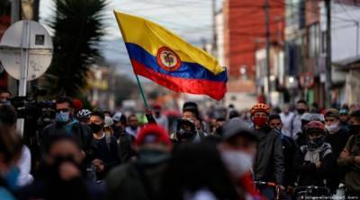 В Колумбии продолжаются антиправительственные протесты, есть жертвы - ru.slovoidilo.ua - Киев - Колумбия - Богота - Кали