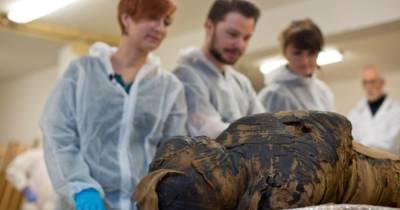 Исследователи впервые обнаружили мумию беременной женщины: фото - tsn.ua - Польша - Варшава
