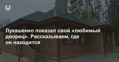 Александр Лукашенко - Игорь Додон - «Мы с Колей жили в этом домике». Показываем, где находится «любимый дворец» Лукашенко - news.tut.by - Минск