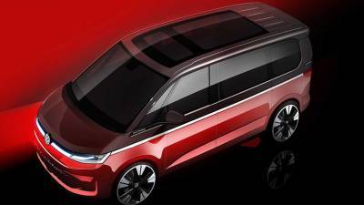 Volkswagen опубликовала изображения нового минивэна Multivan - iz.ru - Израиль