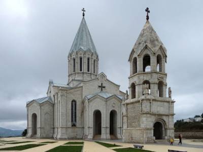 Сергей Лавров - Ситуация в Нагорном Карабахе: Азербайджан снял купола из собора Казанчецоц, Армения отреагировала - unn.com.ua - Киев - Армения - Азербайджан - Нагорный Карабах - Шуша