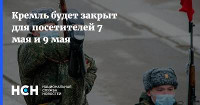 Кремль будет закрыт для посетителей 7 мая и 9 мая - nsn.fm - Москва