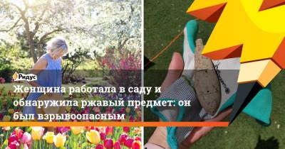 Женщина работала в саду и обнаружила ржавый предмет: он был взрывоопасным - ridus.ru - штат Миссури