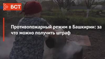 Противопожарный режим в Башкирии: за что можно получить штраф - bash.news - Башкирия - Уфа