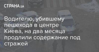 Водителю, убившему пешехода в центре Киева, на два месяца продлили содержание под стражей - strana.ua - Киев