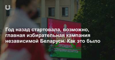 Лидия Ермошина - Валерий Цепкало - Год назад стартовала, возможно, главная избирательная кампания независимой Беларуси. Как это было - news.tut.by - Минск