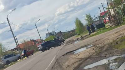 В воронежском Малышево в ДТП пострадали три человека: появилось видео последствий - vestivrn.ru - Воронеж