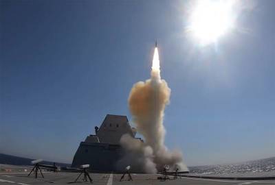 В США собираются демонтировать 155-мм орудия на стелс-эсминцах Zumwalt для будущего размещения гиперзвуковых ракет - topwar.ru