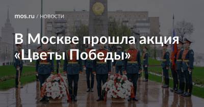 Екатерина Драгунова - В Москве прошла акция «Цветы Победы» - mos.ru - Москва