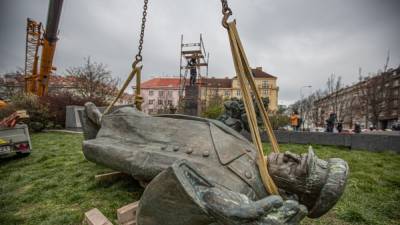 Иван Конев - В Праге на месте памятника Коневу открылась выставка о роли СССР в истории - svoboda.org - Прага - Чсср