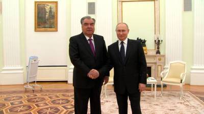 Владимир Путин - Эмомали Рахмон - Путин обсудил с Рахмоном миграцию и безопасность - vesti.ru - Вашингтон - Таджикистан - Афганистан