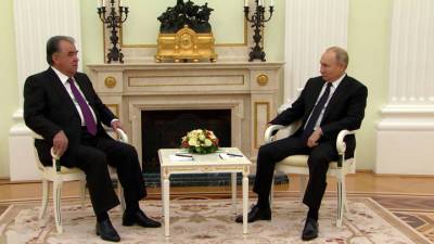 Владимир Путин - Эмомали Рахмон - Миграция и модернизация Вооруженных сил: о чем говорили Путин и Рахмон - vesti.ru - Москва - Таджикистан - Афганистан