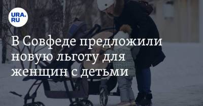 В Совфеде предложили новую льготу для женщин с детьми - ura.news