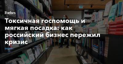 Токсичная госпомощь и мягкая посадка: как российский бизнес пережил кризис - forbes.ru