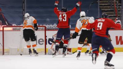Дмитрий Орлов - Ларс Эллер - Пас Орлова в OT помог «Вашингтону» обыграть «Филадельфию» в НХЛ - russian.rt.com - Вашингтон