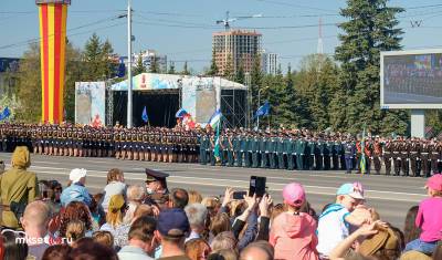 Фоторепортаж Mkset с Парада Победы в Уфе в 2021 году - mkset.ru - Уфа