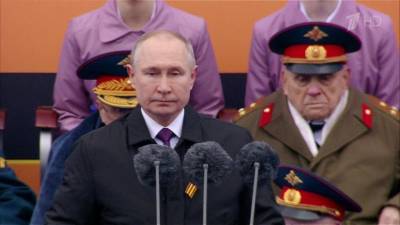 Владимир Путин - Владимир Путин поздравил россиян с Днем Победы - 1tv.ru