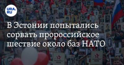 Андрей Манойло - Андрей Гончаров - В Эстонии попытались сорвать пророссийское шествие около баз НАТО - ura.news - Эстония - Таллин