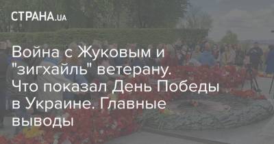 Война с Жуковым и "зигхайль" ветерану. Что показал День Победы в Украине. Главные выводы - strana.ua - Киев - Одесса