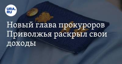 Новый глава прокуроров Приволжья раскрыл свои доходы - ura.news - округ Сибирский