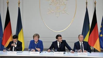 Владимир Зеленский - Владимир Путин - Эммануэль Макрон - Макрон заявил о согласовании с Москвой и Киевом встречи глав МИД по Донбассу - 5-tv.ru - Москва - Киев - Донбасс