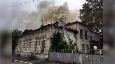 Причиной пожара в историческом здании Тамбова мог стать поджог - vesti.ru - Тамбов - Тамбовская обл.