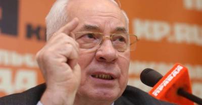 Владимир Зеленский - Николай Азаров - "Россия остудила": Экс-премьер Украины Азаров раскрыл план Зеленского по расправе над Донбассом - reendex.ru - Москва - Киев