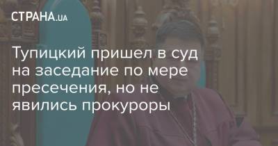 Александр Тупицкий - Тупицкий пришел в суд на заседание по мере пресечения, но не явились прокуроры - strana.ua - Киев