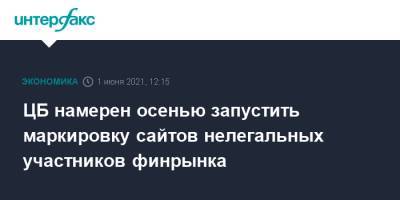 Сергей Швецов - ЦБ намерен осенью запустить маркировку сайтов нелегальных участников финрынка - interfax.ru - Москва