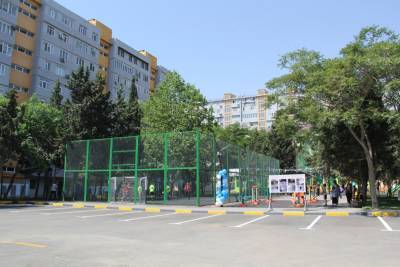 В Наримановском районе Баку в рамках проекта "Наш двор" благоустроен очередной двор (ФОТО) - trend.az - Баку - Экология