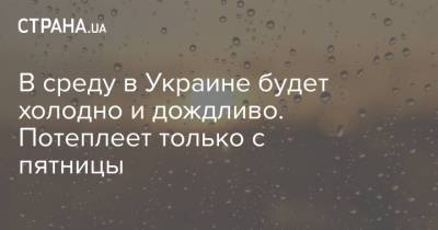 Наталья Диденко - В среду в Украине будет холодно и дождливо. Потеплеет только с пятницы - strana.ua - Житомир