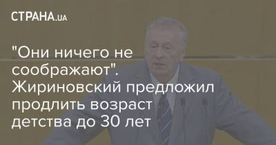 Владимир Соловьев - Владимир Жириновский - Джордж Сорос - "Они ничего не соображают". Жириновский предложил продлить возраст детства до 30 лет - strana.ua - Россия