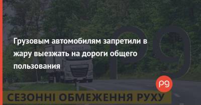 Грузовым автомобилям запретили в жару выезжать на дороги общего пользования - thepage.ua