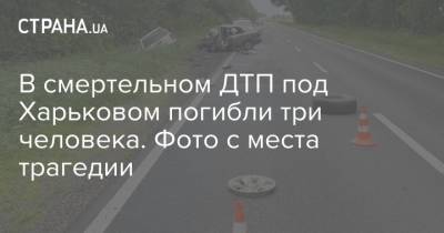 В смертельном ДТП под Харьковом погибли три человека. Фото с места трагедии - strana.ua - Киев - Купянск - Харьков - Львовская обл.
