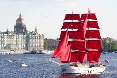 Александр Невский - В Санкт-Петербург прибыл бриг «Россия» с алыми парусами - govoritmoskva.ru - Санкт-Петербург