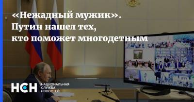 Владимир Путин - Путин нашел тех, кто поможет многодетным - nsn.fm - Омская обл.